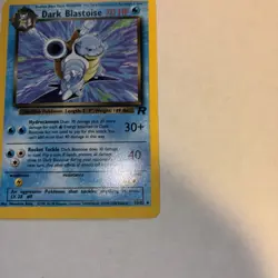 Pokemon TCG Dark Blastoise 20/82 Rare Non-Holo - Image 5