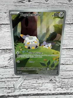 2025 Pokemon Phantasmal Flames Togedemaru Illustration Rare #104/094 - Image 1
