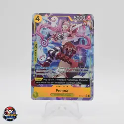 Perona (Alternate Art) R The Azure Sea's Seven OP14-111 NM One Piece - Image 1