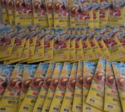 (10) ONE PIECE OP15 EB-04 Kami’s Island Sleeved Booster Packs - Image 1