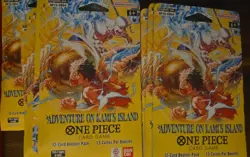 (10) ONE PIECE OP15 EB-04 Kami’s Island Sleeved Booster Packs - Image 2