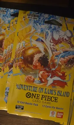 (10) ONE PIECE OP15 EB-04 Kami’s Island Sleeved Booster Packs - Image 3