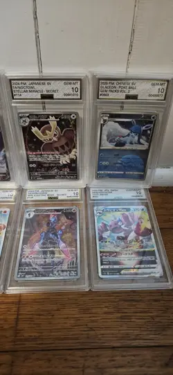 Lot Of 10 Pokemon TCG Graded Cards Gem Mint / Mint B - Image 4