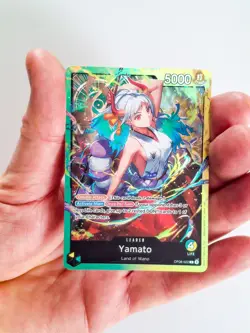 One Piece TCG Card - Yamato Leader OP06-022 - Green Yellow Foil NM - Image 3