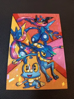 Pokemon Froakie Greninja Cracked Ice Holo Team Rocket Card Database Set Peru - Image 1