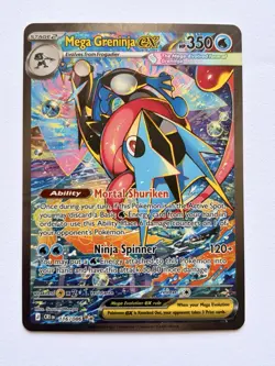 Mega Greninja EX 116/086 Chaos Rising Pokemon Card English Mint Condition - Image 2