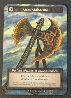 Sorcery: Contested Realm - 1x Grim Guisarme - Arthurian Legends NM - Elite - Image 1