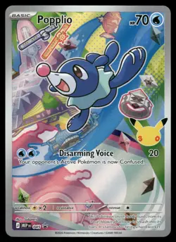 Pokemon Cards Popplio 045 Mega Evolution Promo NM *1 - Image 1