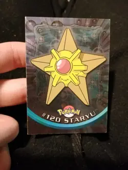 Carta Pokemon Topps Staryu #120 Rainbow Holo Foil Ita NM- - Image 1