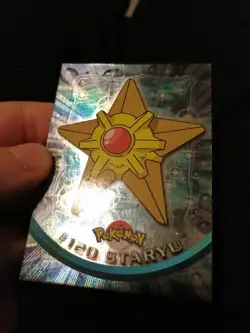 Carta Pokemon Topps Staryu #120 Rainbow Holo Foil Ita NM- - Image 2