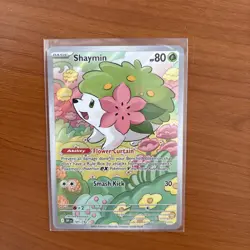 2025 Pokemon Shaymin 185/182 Sv10: Destined Rivals Holo NM/M - Image 1