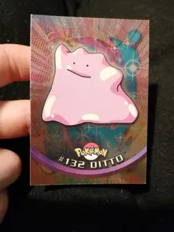 Carta Pokemon Topps Ditto #132 Rainbow Holo Foil Ita NM- - Image 1