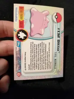 Carta Pokemon Topps Ditto #132 Rainbow Holo Foil Ita NM- - Image 3