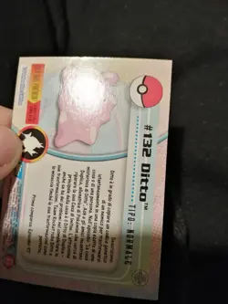 Carta Pokemon Topps Ditto #132 Rainbow Holo Foil Ita NM- - Image 4