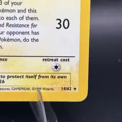 Raichu 14/62 Fossil Holo Rare Stage 1 90 HP English Unlimited Pokemon TCG - Image 4