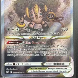 Pokemon Regigigas Vstar Crown Zenith: Galarian Gallery Gg55/Gg70 Holo Ultra Rare - Image 4