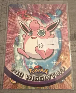1999 Pokemon Topps #40 Wigglytuff LP. RARE. SEE PICS - Image 1