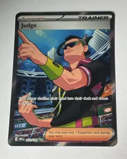 Judge 222/182 Sv10: Destined Rivals Holo Pokemon TCG - Image 1