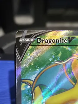 Pokemon TCG Dragonite v Full Art Holo Ultra Rare Card Pokemon Go 076/078 NM/M - Image 2