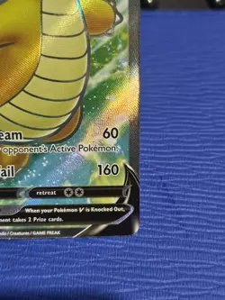 Pokemon TCG Dragonite v Full Art Holo Ultra Rare Card Pokemon Go 076/078 NM/M - Image 5