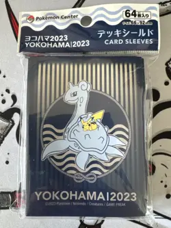 Yokohama 2023 World Championships Japan Exclusive Pokemon Card TCG Sleeves - NM - Image 1