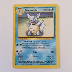 Wartortle #42/102 Pokemon Card 1999 Base Set - Image 1