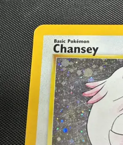 Chansey 3/130 Base Set 2 Holo Rare Pokemon Card - Image 2