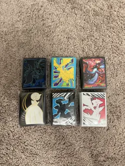 Lot of 6 Pokemon ETB Sleeves NEW SEALED Ascended Hero’s, Phantasmal Flames + - Image 1