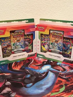 Lot 2 Pokemon First Partner Illustration Collection Series 1 Box Sealed - Image 1