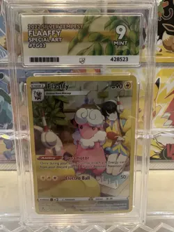 Flaaffy TG03 Full Art Rare - SWSH Silver Tempest ACE Slab 9 English Pokemon Card - Image 2