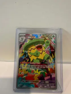 Ludicolo 095/094 Illustration Rare Holo ME02 Phantasmal Flames Pokemon Card - Image 1
