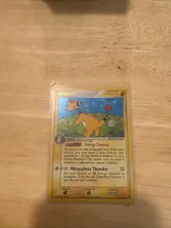 Pokemon TCG - Ampharos EX Unseen Forces 1/115 Reverse Holo Stamped Rare - Image 1