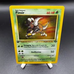 NM!🔥Pinsir Jungle Holo Rare 9/64 60 HP Pokemon TCG 1999 Wizards Unlimited🔥 - Image 1