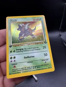 NM!🔥Pinsir Jungle Holo Rare 9/64 60 HP Pokemon TCG 1999 Wizards Unlimited🔥 - Image 2