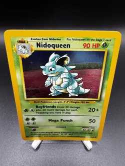 💚(LP)Nidoqueen 7/64 Jungle Holo Rare 90 HP English 1999 NO SYMBOL - Image 1