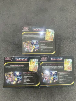 3x Pokemon TCG Chaos Rising Pokemon Center Elite Trainer Box PKC ETB - Sealed - Image 2