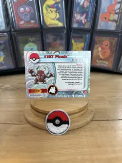 Pinsir #127 – Silver Foil Holo – Blue Logo – Pokemon Topps Series 3 - Image 2