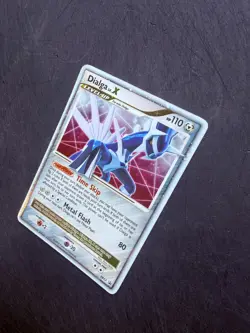 Pokemon TCG Dialga Lv x Dp17 Diamond & Pearl Black Star Promo LP - Image 2