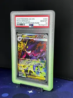 Pokemon 2026 Mega Gengar ex 284/217 SIR Ascended Heroes GEM MINT PSA 10 - Image 3