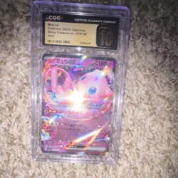Pokemon TCG Mew Mew ex 076/190 Shiny Treasure ex Holo Japanese CGC 10 - Image 1