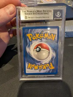 Pokemon Dark Weezing 14/82 Holo Team Rocket PSA 9 Unlimited WOTC good sub grades - Image 2