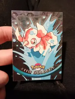 Carta Pokemon Topps Goldeen #118 Rainbow Holo Foil Ita NM- - Image 1