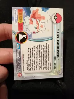 Carta Pokemon Topps Goldeen #118 Rainbow Holo Foil Ita NM- - Image 3