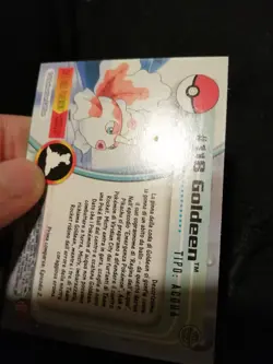 Carta Pokemon Topps Goldeen #118 Rainbow Holo Foil Ita NM- - Image 4