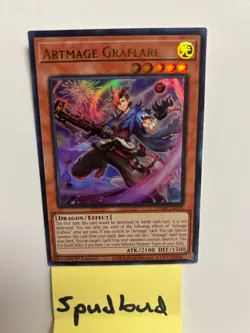 Artmage Graflare Ultra Rare DUAD-EN010 NM 1st Ed Yu-Gi-Oh! - Image 1