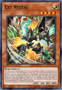 Ext Ryzeal CRBR-EN004 1st ED NM Yu-Gi-Oh! ULTRA RARE - Image 1