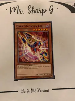 DARK MAGICIAN GIRL -1st EDITION YGLD-ENC10 ENGLISH Yu-Gi-Oh! CARD COMMON KONAMI - Image 3