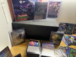 MTG - TMNT OPENED Collector Booster Box / NM Unplayed Sleeved Incudes All Cards - Image 2