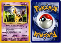 Pokemon Card - Girafarig 58/111 Neo Genesis Common Heavily Played - Image 3