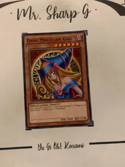 DARK MAGICIAN GIRL - 1st EDITION YGLD-ENA04 ENGLISH Yu-Gi-OH! CARD COMMON KONAMI - Image 3